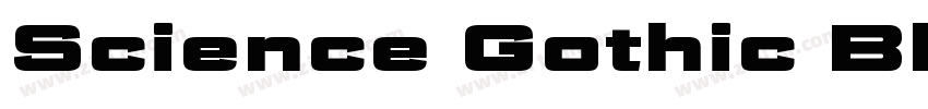 Science Gothic Black字体转换 Science Gothic Black字体转换